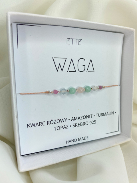 Bransoletka Zodiakalna WAGA kolekcja REGULAR Bransoletka Zodiakalna WAGA kolekcja REGULAR